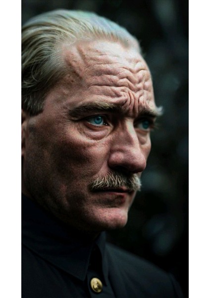 Atatürk Portresi Realistik Görünümlü Kanvas Tablo Ev Duvar Salon Ofis Dükkan Hediyelik Dekarasyon Süsü fiyatları