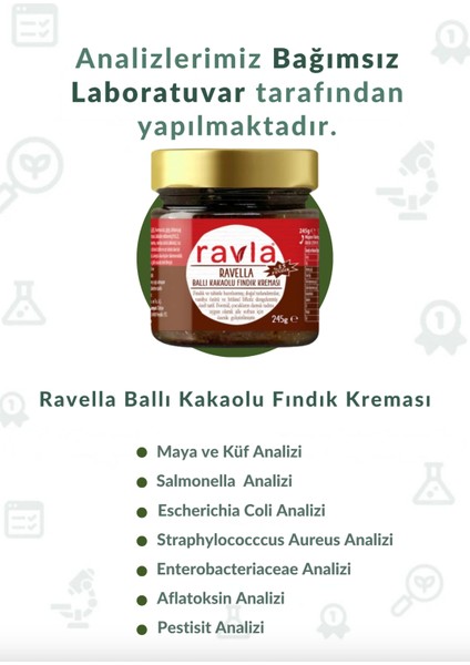 Ravella Ballı Kakaolu Fındık Kreması - 245gr
