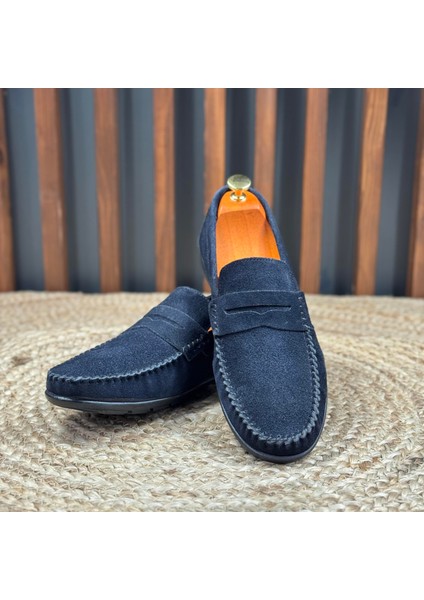 Içi Naturel Deri Dışı Süet Loafer Ayakkabı M1253 modelleri