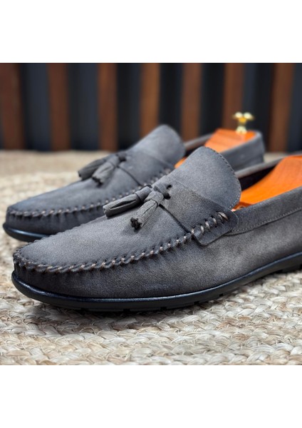 Içi Naturel Deri Dışı Süet Loafer Ayakkabı M1249 fiyatları