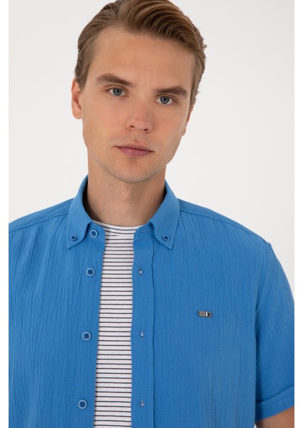 Erkek Indigo Gömlek Kısa Kollu 50306328-VR028 fiyatları