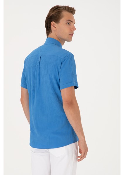 Erkek Indigo Gömlek Kısa Kollu 50306328-VR028 indirimleri