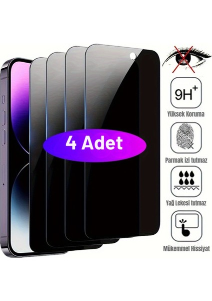 4 Adet Iphone Hayalet Kırılmaz Cam Ekran Koruyucu iphone Temperli Hayalet Ekran Koruyucu