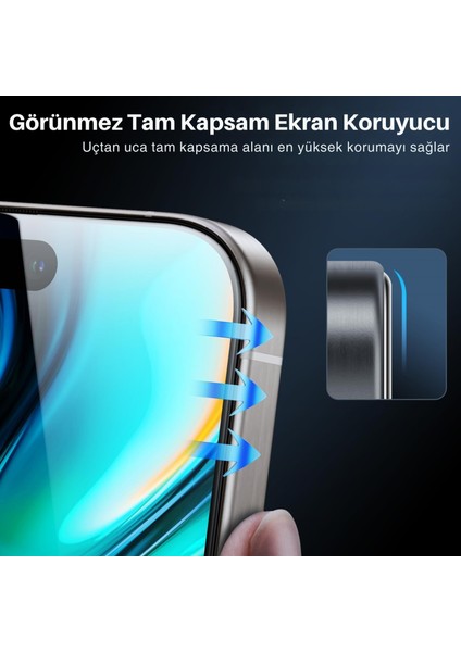 4 Adet Iphone Hayalet Kırılmaz Cam Ekran Koruyucu iphone Temperli Hayalet Ekran Koruyucu