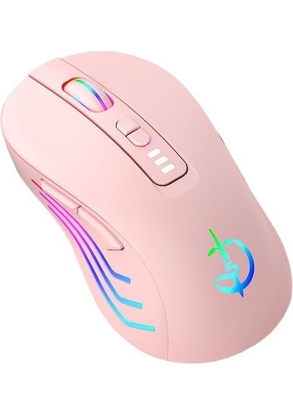 Taşınabilir Ofis Sessiz Kablosuz Fare Şarj Edilebilir Bluetooth Çift Mod 5.0 Sessiz Unisex (Yurt Dışından)