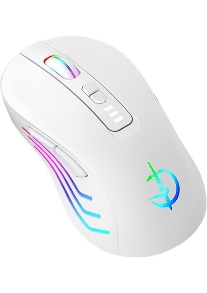 Taşınabilir Ofis Sessiz Kablosuz Fare Şarj Edilebilir Bluetooth Çift Mod 5.0 Sessiz Unisex (Yurt Dışından)