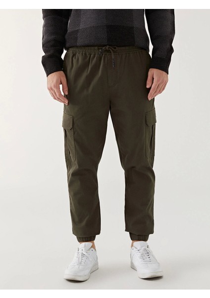 Xsıde Haki Standart Kalıp Gabardin Erkek Jogger Pantolon fiyatları