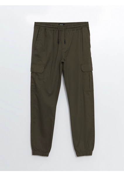 Xsıde Haki Standart Kalıp Gabardin Erkek Jogger Pantolon indirimleri