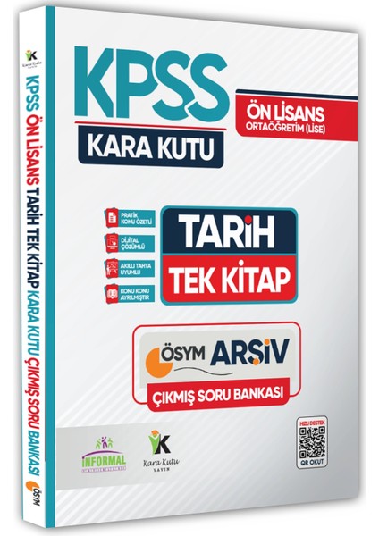 Kpss Önlisans/ortaöğretim Kara Kutu Genel Kültür Tekli Kitap Set Çıkmış Soru Bankası Dijital Çözümlü fiyatları