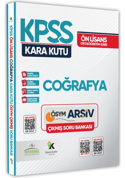 Kpss Önlisans/ortaöğretim Kara Kutu Genel Kültür Tekli Kitap Set Çıkmış Soru Bankası Dijital Çözümlü modelleri