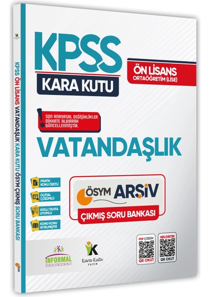 Kpss Önlisans/ortaöğretim Kara Kutu Genel Kültür Tekli Kitap Set Çıkmış Soru Bankası Dijital Çözümlü fırsatları