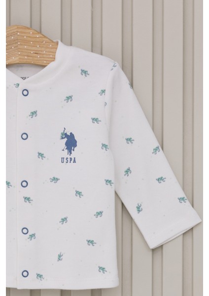 Erkek Bebek Krem Pijama Takım 50318267-VR071 fiyatları