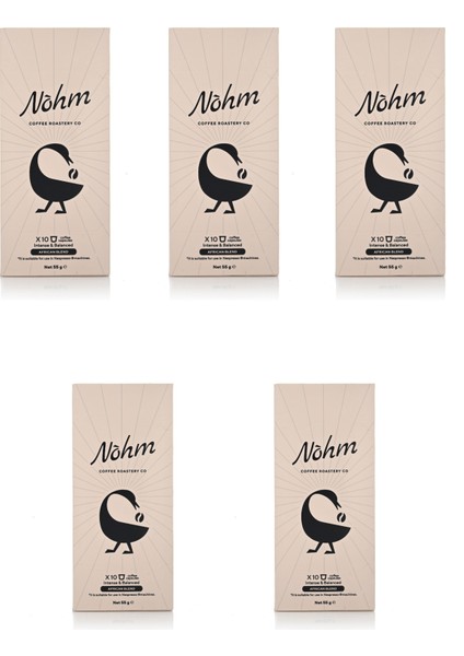 Nohm African Blend Kapsül Kahve 10'lu x 5 Adet