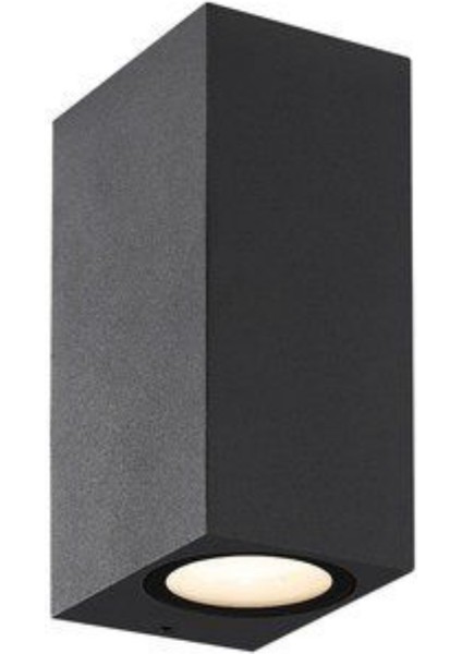 Barselona Klasik Dış Mekan Aplik – Antrasit 2×GU10’LU Duvar Feneri