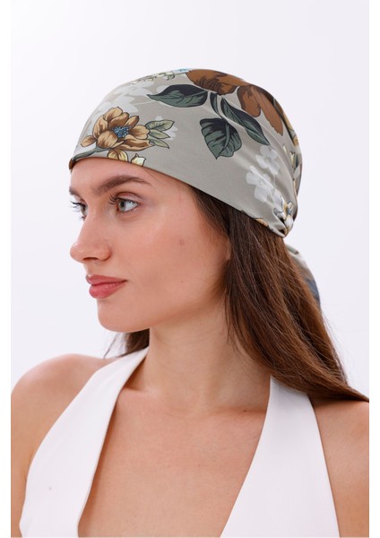 Zarif Yasemin Model Fular Bandana Şal Estascarf 70X70 cm