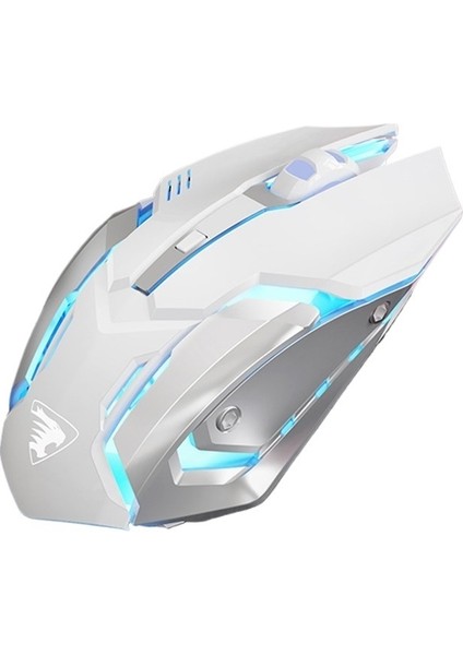 E-Spor Oyun Faresi Kablosuz Sessiz Çevre Birimi Mekanik Bilgisayar USB Kablolu Aydınlık Ofis (Yurt Dışından)