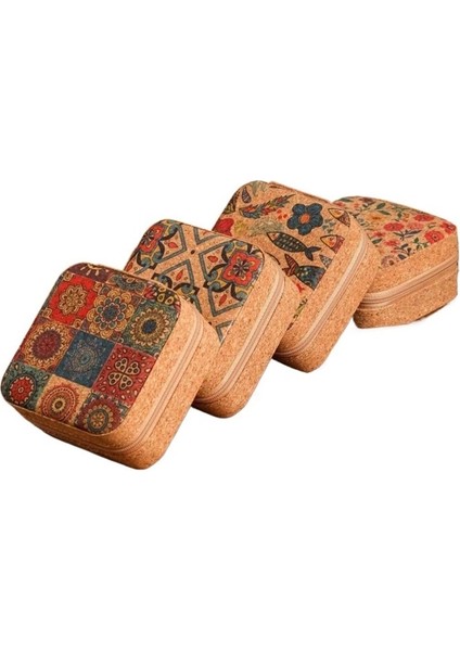 Retro Yüzük Kutusu Kolye Saklama Kutusu Büyük Kapasiteli Yüzük Kutusu (Yurt Dışından) fırsatları