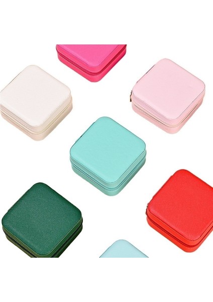 Deri Kare Yüzük Saklama Kutusu Mücevher Kutusu (Yurt Dışından) modelleri