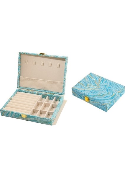 Büyük Kapasiteli Küpeler, Yüzükler, Kolyeler ve Mücevher Saklama Kutusu (Yurt Dışından)