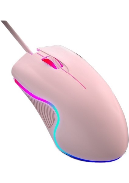 Kablolu Fare Oyunu Renkli Sessiz Sessiz Bilgisayar Dizüstü Masaüstü Ev Ofis Faresi (Yurt Dışından)