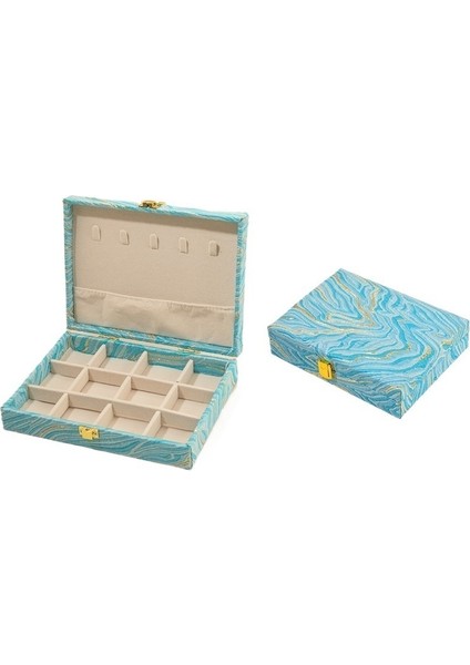 Yüzük Kutusu Büyük Kapasiteli Mücevher Saklama Kutusu (Yurt Dışından)