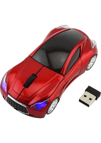 Araba Kablosuz Fare Sevimli Yaratıcı Dizüstü Bilgisayar Masaüstü Bilgisayar Spor Araba Faresi (Yurt Dışından)
