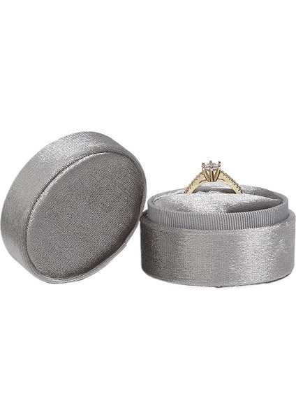 Mini Tek Yüzük Çifti Yüzük Kutusu Çift Teklif Yüzüğü Kutusu (Yurt Dışından)
