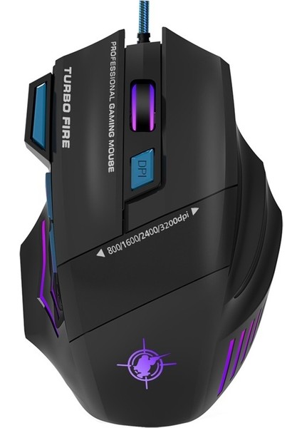 Kablolu Oyun Faresi Örgülü Tel Mekanik Hissi Veren Fare (Yurt Dışından)