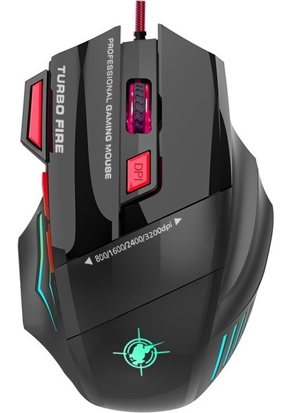 Kablolu Oyun Faresi Örgülü Tel Mekanik Hissi Veren Fare (Yurt Dışından)