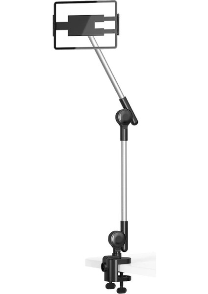 Video Konferans ve Yayın Için Ayarlanabilir Tablet Tutucu – 12.9 Inçe Kadar Uyumlu, 360 Derece Dönebilen 2 Eklemli, Ayarlanabilir Yükseklik ve Açılı Kol, Dual Lock Sistemli ZM-050 fırsatları