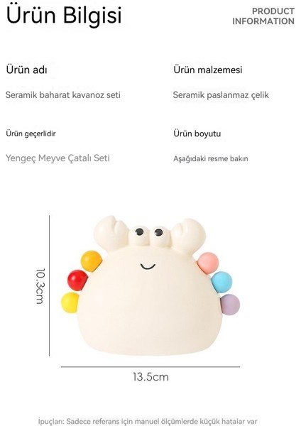 Paslanmaz Çelik Sevimli Yengeç Meyve (Yurt Dışından) fiyatları