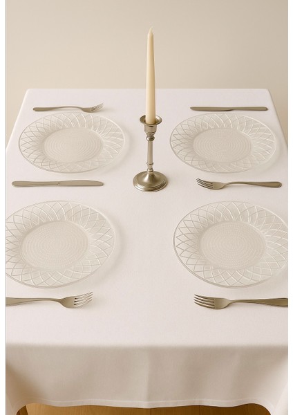 Masa Üzeri Baklava Desenli Kristal Plastik Supla 6-8-12 Adet Seçenekleri , Organizasyon Masası, Supla Masa Düzenleyicisl