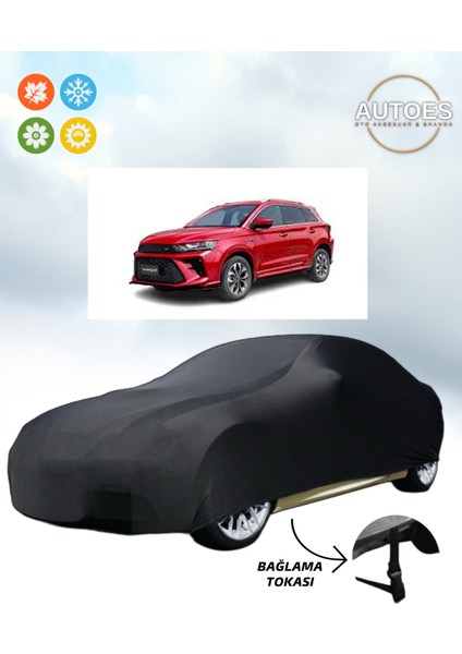 Swm G01F 2024 Araba Brandası, Oto Branda Alttan Bağlantı Tokalı Siyah