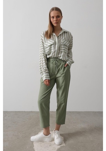 Ipeksi Pantolon - Haki modelleri