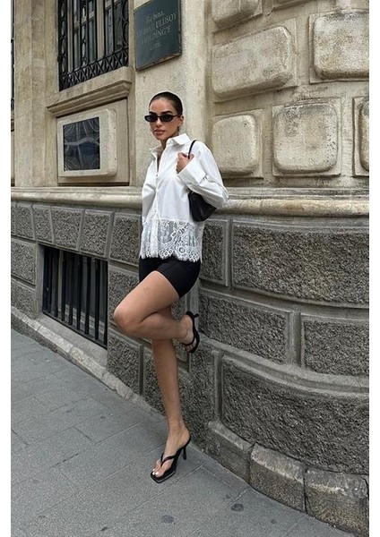 Ipeksi Andrea Dantel Detay Gömlek 3385-08