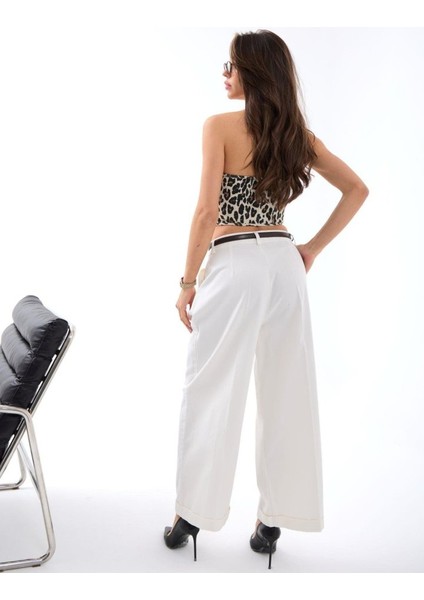 Ipeksi 7396 Pantolon-Ekru fırsatları