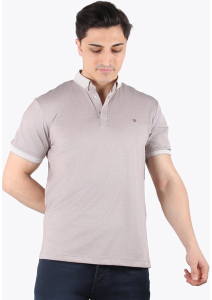 1694 Ayaklı Gömlek Yaka T-Shirt