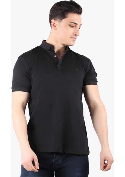 1694 Ayaklı Gömlek Yaka T-Shirt