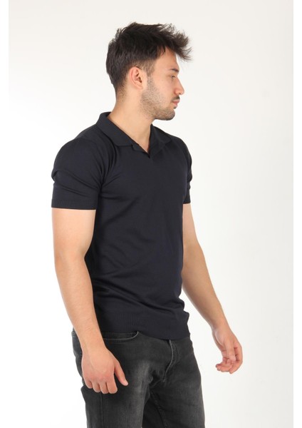 Açma Yaka Triko T-Shirt modelleri