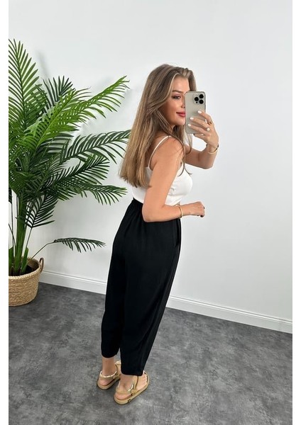 Ipeksi Kadın Yüksek Bel Hürrem Pantolon