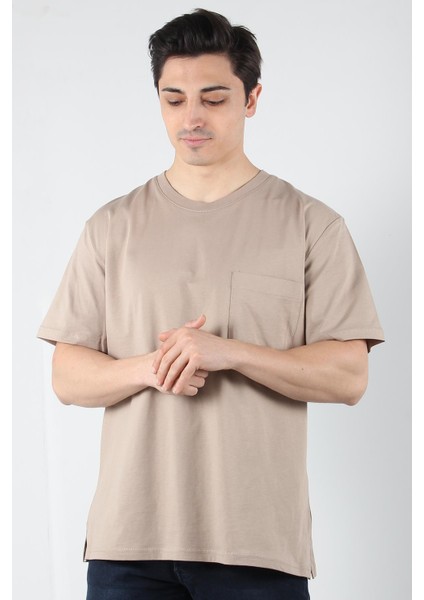 2271 O Yaka Cepli 24*1 Süprem Oversize T-Shirt fiyatları