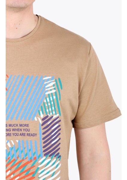 01 Life Is Muck More Yazılı T-Shirt modelleri