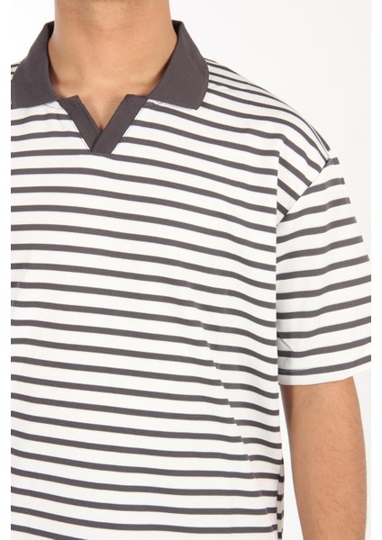 4062 Çizgili Polo Yaka Tshirt fiyatları