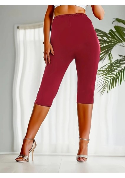 Ipeksi Kadın Yüksek Bel Dalgıç Midi Tayt indirimleri