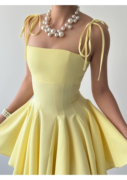 Ipeksi Clara Askılı Mini Elbise