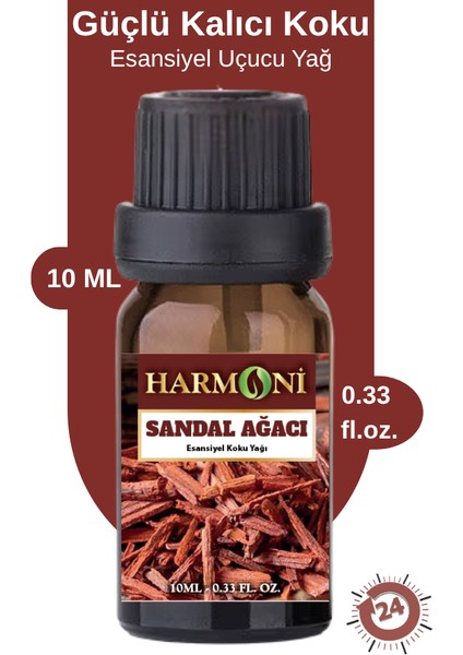 Sandal Ağacı Esansiyel Uçucu Koku 10ML Difüzör Esansı Buhurdanlık Yağı ve Oda Kokusu