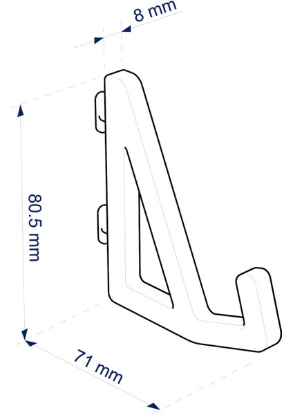 Çok Amaçlı Organizatör Pano Klavye Tutucu Takım - Beyaz fırsatları