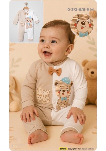 Erkek Bebek Takım Pamuk 3-6-9 Ay