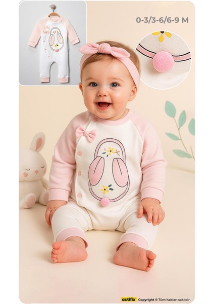 Kız Bebek Takım Pamuk 3-6-9 Ay