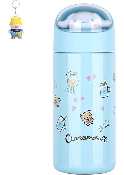 Sanrio Bebek Termos Bardağı Sevimli Karikatür Tarçın Köpek Erkek ve Kız Çelik Su Bardağı Çilek Ayı Direkt Içme Bardağı (Yurt Dışından)
